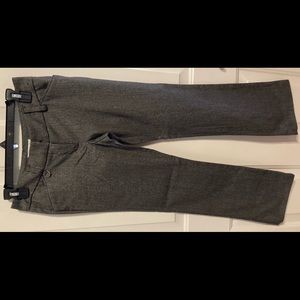 Black/White Twill Trousers